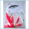 FINALE SQUID BAIT 24CM KE2 PINK TRAINA ALTURA TONNO SPADA MARLIN BIANCO LAMPUGA
