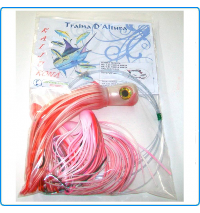 FINALE TROLLING KAIJU KONA RED 24CM PESCA TRAINA ALTURA TONNO SPADA MARLIN TUNA