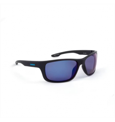 Occhiali da sole Shimano Eyewear Antares colore Matte Black lenti Blue Mirror UV