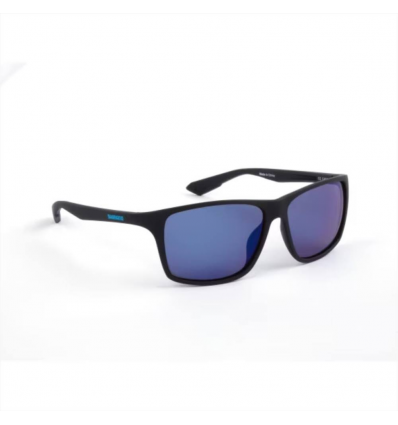 Occhiali da sole Shimano technium nero opaco lenti blue uv polarizzate outdoor