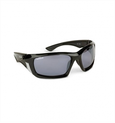 Occhiali shimano speedmaster floating neri lenti grigie polarizzate uv da pesca